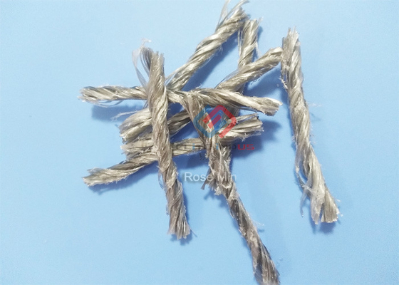 Crack Resistant  Reinforced Twisted Bundle Polypropylene Fibre