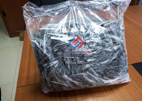 Crack Resistant 54mm Fibrillated Polypropylene Fibers High Break Strength