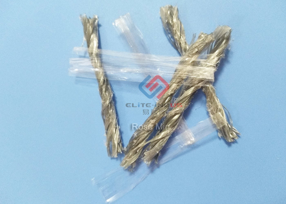 Crack Resistant 54mm Fibrillated Polypropylene Fibers High Break Strength