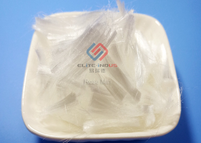 19mm  Mortar Anti Crack  Polypropylene Plastic Concrete Reinforcement Fiber For Engineering Mortar